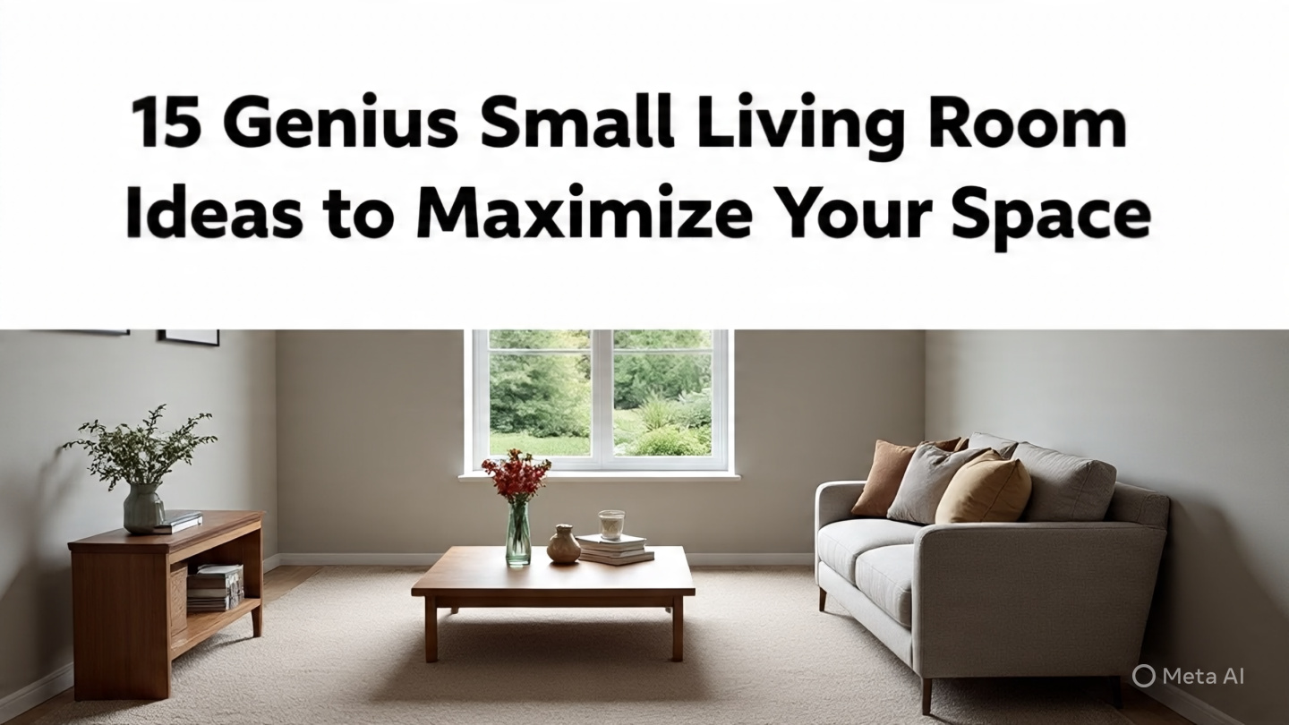 15 Genius Small Living Room Ideas to Maximize Your Space